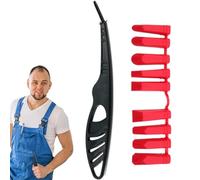 Outil pour racler et enlever le mastic | 9 en 1 spatule ergonomique pour enlever le mastic, outil pour jointoyer et sceller - pour carrelage, sol, lavabo, joints de salle de bain