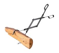 Outil pour saisir le bois de chauffage, pinces à bois de chauffage - Pince pour intérieur et extérieur | Pince à brasero pour cheminée résistante à la rouille, pour feu de camp, cheminées, feux de