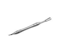 Outil Pousse-cuticules Compact Pour Une Utilisation À La Maison Et En Salon Avec Poignée Facile À Saisir Pour Des Applications De Pédicure Précises.