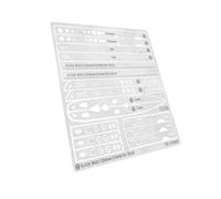 Outil professionnel - Accessoires de loisirs - Règle souple - Pour ajouter des modèles - Guide de traçage - Règle de traçage - Surfaces incurvées - Outil d'artisanat - Règle de traçage en acier