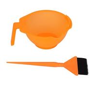 Outil professionnel de la teinture de cheveux orange coloriage de brosse de brosse de peigne pour salon