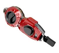 Outil professionnel de ligne de craie en métal avec fonction de rétractation automatique et nivellement intégré pour les entreprises de menuiserie Marqueur de ligne permanent en métal marbre