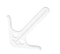 Outil professionnel de localisation de centre de travail du bois en matériaux ABS, poignée ergonomique, design léger pour perçage précis et sculpture, dispositif de positionnement manuel du bois