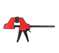 Outil professionnel de travail du bois à pince F robuste avec bouton de dégagement rapide et mâchoire en caoutchouc souple pour les projets de menuiserie, de collage du bois, (6 pouces (ID 153 mm,