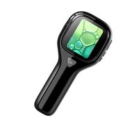 Outil professionnel d'examen de pièces de monnaie Microscope portatif avec écran LCD Design facile à transporter Verre pour détection d'erreur de pièces de monnaie Microscope d'inspection avec écran