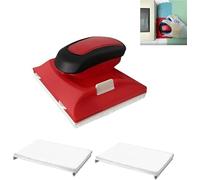 Outil professionnel pour bordure de peinture - Obtenez des bords impeccables sur les murs, les plafonds et les coins | Coupe-bordure plat en latex | Outils de coupe pour la peinture (2 pièces), L