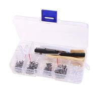 Outil professionnel pour lunettes - Petites vis en alliage - Plaquettes de nez - Outils pratiques - Tournevis - Ensemble de lunettes avec vis de voyage