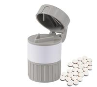 Outil Pulverizer PIB - Splitter Pour Pilules Compact, Distributeur De Médecine Portable | Cutter De Pilules Multifonctions 4in1 Avec Tasse Intégrée, Outils Splitter Comprimés Écrasés Pour Gl