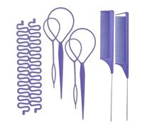 Outil Queue De Cheval Peigne À Tresser Antidérapant | Outil Boucle De Cheveux Pour Événements Formels Rencontre Maison Fête Plage Sortie École Femmes Filles Copine