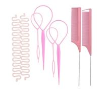 Outil Queue De Cheval Peigne De Tressage Antidérapant | Outil Boucle De Cheveux Pour Événements Formels Rencontre Maison Fête Plage Sortie École Femmes Filles Copine