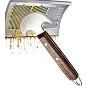Outil Racloir Outil de Nettoyage Robuste Multifonction avec Manche en Bois | Rasoir Pour Le Nettoyage Pour Verre Cuisinière Fenêtre Voiture Cuisine Four Sol Peinture