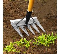 Outil Rateau De Désherbage Berthaus, Binette Jardinage Desherbage, Râteau De Désherbage en Fer, Râteau De Désherbage De Jardin, Outil D'épouleur D'herbe1 Double Face