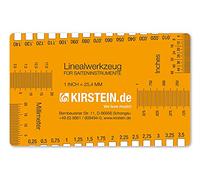 Outil Règle Kirstein Pour Instruments À Cordes (adapté aux instruments à cordes comme guitare, basse, ukulélé, banjo, etc., format petit et compact)