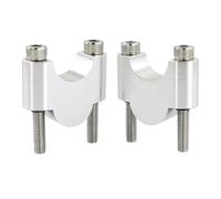 Outil rehausse Guidon Moto pour FZ6R 2010-2016 pour TDM 850 1991-2000 pour TDM 900 2002-2011 Élévateurs de Guidon 22 mm 7/8 Moto Rehausseur Guidon(Silver Riser 30mm)