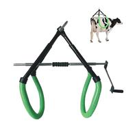 Outil Robuste pour soulever Les Hanches des Vaches - Aide réglable en Acier pour Vaches avec poignée, espacement 0-75 cm, Convient pour Le vêlage, la traite, la Parturition et la récupératio