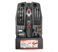 Outil Rotatif Électrique avec 5 Vitesses Réglables 6000-20000RPM, Lumière LED et Broyeur Rechargeable USB pour Couper, Graver, Fraiser, Meuler, Polir et Percer sur Jade, Agate