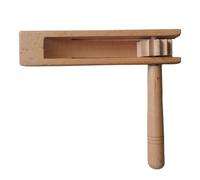 Outil Rotatif en Bois : véritable Ratchet avec polie, Son Net Bruyant | Dispositif Musical Manuel pour Festivals, événements Sportifs, réunions en Plein air