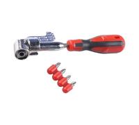 Outil Rotatif Multi-angle 105 ° Avec Poignée Construction Métallique Pour Travail Professionnel Tournevis À Poignée Rotative Rouge