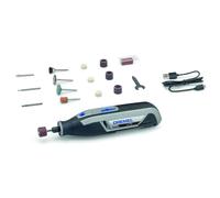 Outil Rotatif Multi-usage Sans-Fil DREMEL Lite (7760-15) avec batterie 3,6V 2Ah, 15 Accessoires, Chargeur USB, 8 000-25 000 tr/min