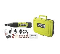 RYOBI Mini-Outil Rotatif RRT12-120BA335 - 35 Accessoires Inclus, Vitesse Variable, Moteur 12V - Gravure, Ponçage, Polissage et Découpe de Précision - Coffret Complet