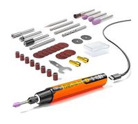 Outil Rotatif Sans Fil - Stylo Perceuse Rechargeable, Lumière LED | Ensemble D'outils Multifonctionnels, Restauration De Modèles, Réparation Électronique, Fabrication De Bijoux, Travail Du Bois, Charg