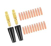 Outil sans buses de soudage de rechange 24 pièces Construction en caoutchouc cuivre pour des opérations efficaces Buse résistante à l'usure