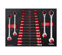 Outil Semelles Set Clé Polygonale à Cliquet Insertion Outil En Mousse