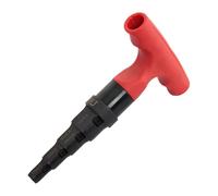 Outil sombre pour tube en cuivre - Reamer multicouche - Avec tête pivotante - Précision de ratcheting 4 en 1 pour les tubes métalliques en aluminium de câbles électriques de 0,6 à 1,25 pouces
