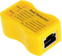 Outil Test de détection Câble Ethernet de Détecteur PoE pour la Méthode et Tension Approximative Commutateur PoE,Outil Détection PoE pour Injecteur Passif 802.3af/802.3at/802.3bt 568A 568B