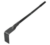 Outil tisonnier à cendres pour barbecue - Râteau à charbon de bois - Accessoire de four à pizza à long manche - Grattoir à cendres pour cuisinière, gril, cuisinière, four à pizza