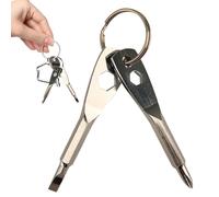 Outil tournevis , multifonction, tournevis de | Voyage 4 en 1 Tournevis portable de poche compact et robuste pour les voyages en plein air