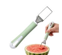 Outil trancheur et coupeur de pastèque - Gadget de Cuisine Portable à Poignée Confort,Outil de Découpe pour d'Eau - pour Camping Pique-nique Voyage en Plein Air Fête Estivale Salade Mangue Pitaya