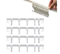 Outil Underger - Pas de crochet adhésif mural pour forage | Porte de rail à portée de cuisine cuisine cuisine | Crochets pour ustensiles sans perceuse | Organisateur suspendu pour la