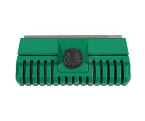 Outil Vert de Réparation de Rail de Guide pour Tronçonneuse | Plastique Compact et Portable, Affûtage du Rail de Guidage, pour Chaîne et Barre de Guide