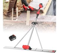 Outil Vibrant pour Béton Finition éLectrique Finition de électrique Machine vibrante à électrique, vibrateur de Chape à Batterie pour Ciment Commercial, Finition vib