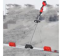 Outil Vibrant pour Béton Grattoir éLectrique Finition pour béton, grattoir électrique pour béton, kit vibratoire pour Chape de béton, Finition pour béton, Lame de 150 cm, Planches en aci