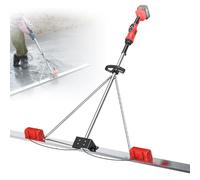Outil Vibrant pour Béton Grattoir éLectrique Finition pour béton, grattoir électrique pour béton, Lame de 150 cm, 6 000 TR/Min, Finition pour béton, Planches en Acier Inoxydable - 1,5 m