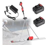 Outil Vibrant pour Béton RèGle Nivellement Ciment Chape éLectrique Kit vibratoire pour Chape à béton, Vibration pour Le Traitement du béton, grattoir électrique 150 cm, Chape électrique s