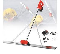Outil Vibrant pour Béton RèGle Nivellement Ciment Chape éLectrique Kit vibratoire pour Chape en Kit vibratoire pour Chape en béton, Finition de Ciment électrique sans Fil de 150 cm, vibratio