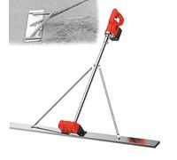 Outil Vibrant pour Béton Vibrateur pour Chape de Vibrateur à électrique, Machine vibrante à béton, alimentée par Batterie, Efficace et Portable, Finition de en sans Fil, règle vibrante, niv
