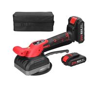 Outil Vibration Carrelage Machine À Carrelage 21V, Haute Capacité De Charge, Pose De Carrelage Mural, Outil Vibrant, Décoration De La Maison Avec Ventouse Élargie(2 Battery)