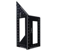 Outil Vierkante avec plusieurs angles - Ligne de triangle à mitre 45/90 degrés | Couteau à noyau à forte provision en d'aluminium, outil de mesure de disposition robuste pour le projet de trai
