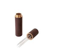 Outil WDT à café en acier inoxydable - Aiguille distributeur de café avec étui de rangement, mélangeur de marc expresso pour briser les grumeaux (ton foncé, 8 aiguilles)