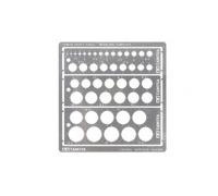 Outillage Maquette Gabarits De Gravure Ronds - Tamiya 74150 --Tamiya