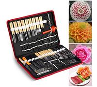 Outils 80PCS/Set Épluchage Sculpture Culinaire Kit Professionnel Portable Fruits Légumes Garnir Couper Trancher Chef Ritzy Restaurant Hôtel