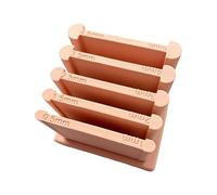 Outils à en argile réglable, guide d'impression 3D, kit d'outils de poterie de 20,3 cm avec échelle, rouleau à résine avec moules à bijoux, accessoires de fabrication de bijoux, accessoires de