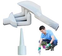 Outils à main pour le jardinage | Kit d'outils de jardin multifonctionnels | Ensemble d'outils de jardinage 4 pièces | Outil de jardinage ergonomique à bouton-poussoir, désherbeur manuel