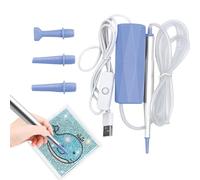 Outils À Points Pour Peinture - Stylo De Pointillage Pour Ongles Électrique USB À Vide,Fournitures d'Artisanat pour Dessin, Art, Broderie, Loisirs Créatifs, Adultes, Débutants et