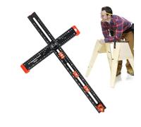 Outils carrés de marquage d'angle de haute précision pour le travail du | Règle de mesure de précision pour perçage de trou d'armoire, outils pour le travail du bois, la menuiserie, l'architecture
