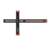 Outils carrés de marquage d'angle de haute précision pour le travail du | Règle de positionnement 2 en 1 Règle de Mesure Outils pour Menuiserie Travail du Bois Architecture Dessin Peinture Couture